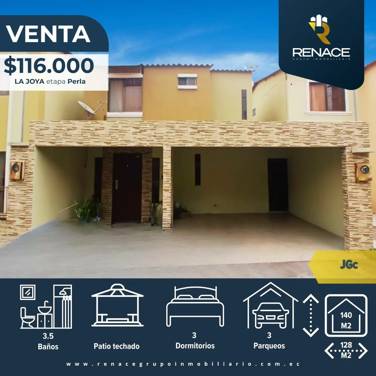 Casa de Venta en La Urbanización La Joya etapa Perla